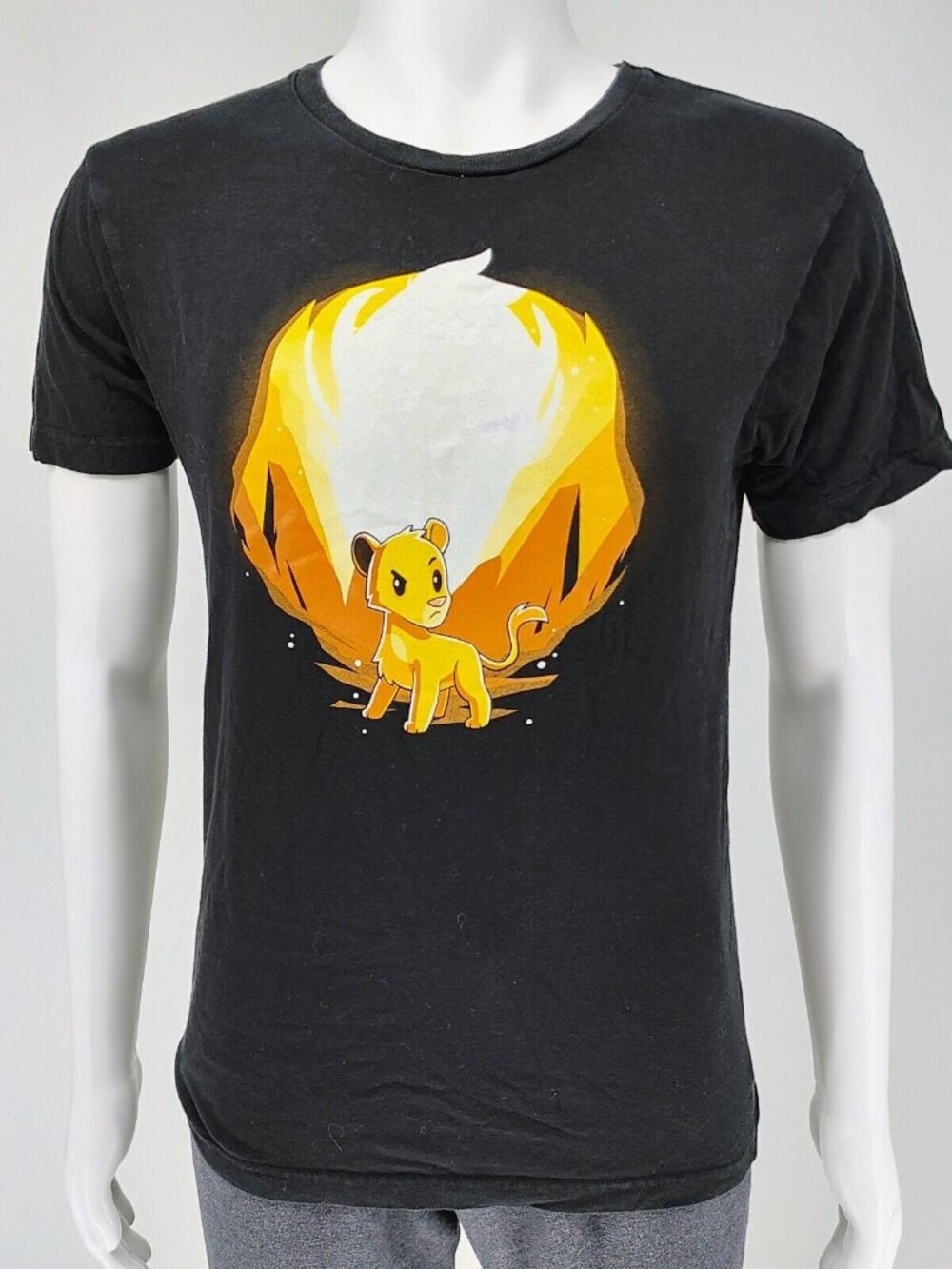 RARE Out of Print Teeturtle x Disney Simba and Scar Glow in the Dark T-Shirt (M)